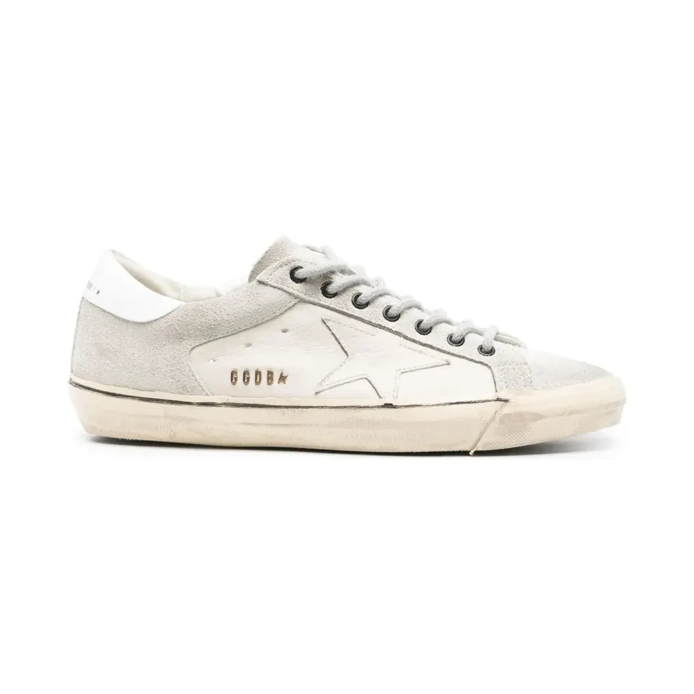 Golden Goose Super-Star im Used-Look – Grey (GMF00103F005175)