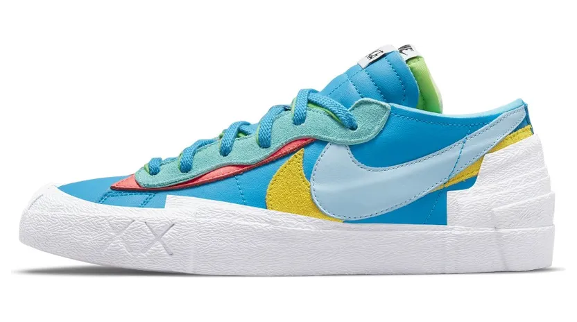 Nike x sacai KAWS Blazer Low Blue (DM7901-400)