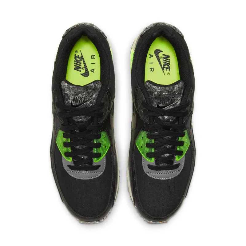 Nike Air Max 90 M2Z2 Black Electric Green Black/Electric Green-Smoke Grey-Light Bone (DD0383-001)