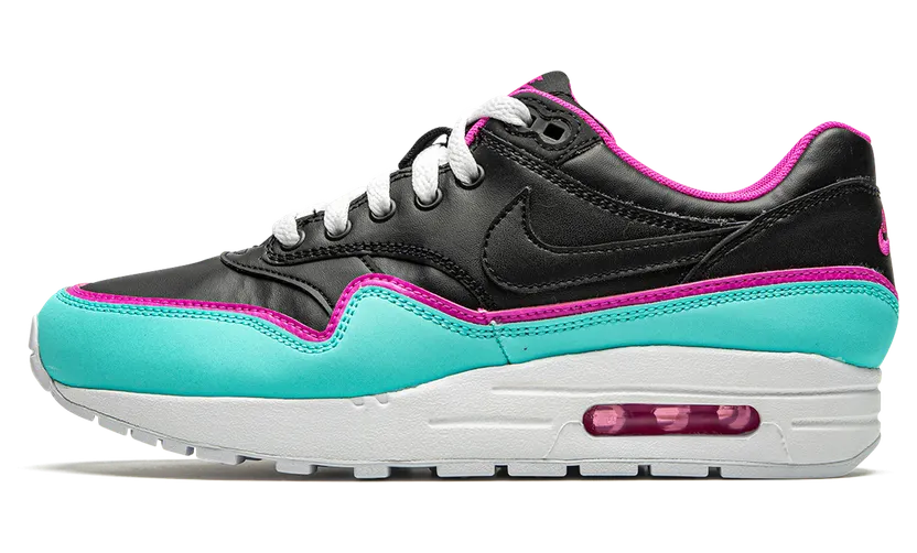 Nike Air Max 1 DBL (GS) “Double Layered – Aqua Fuchsia” (BV0052-001)