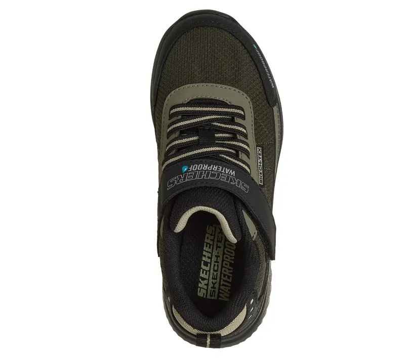 Skechers Waterproof: Bounder 2.0 – Aqua Pace Sneaker Black/Olijf