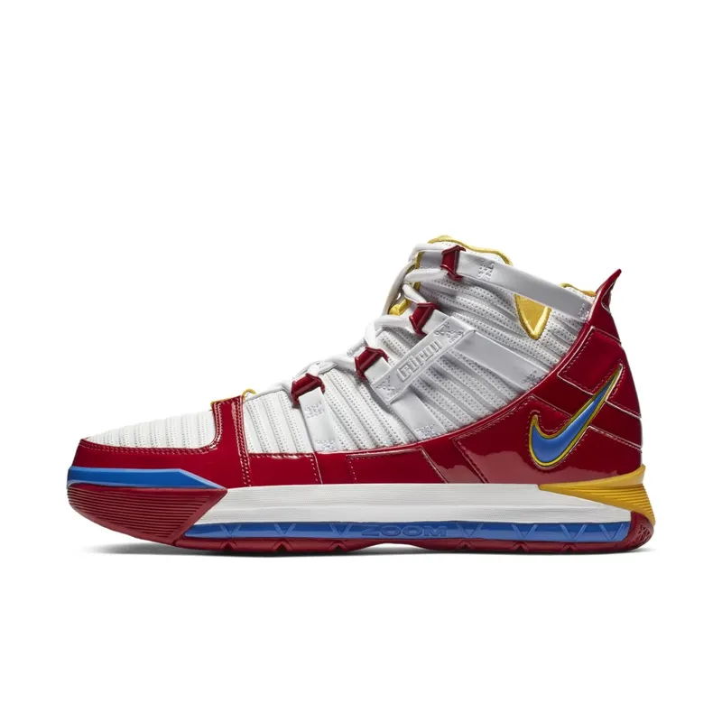 Nike LeBron 3 Superman Red (2019) White/Varsity Red-Varsity Royal (AO2434-100)