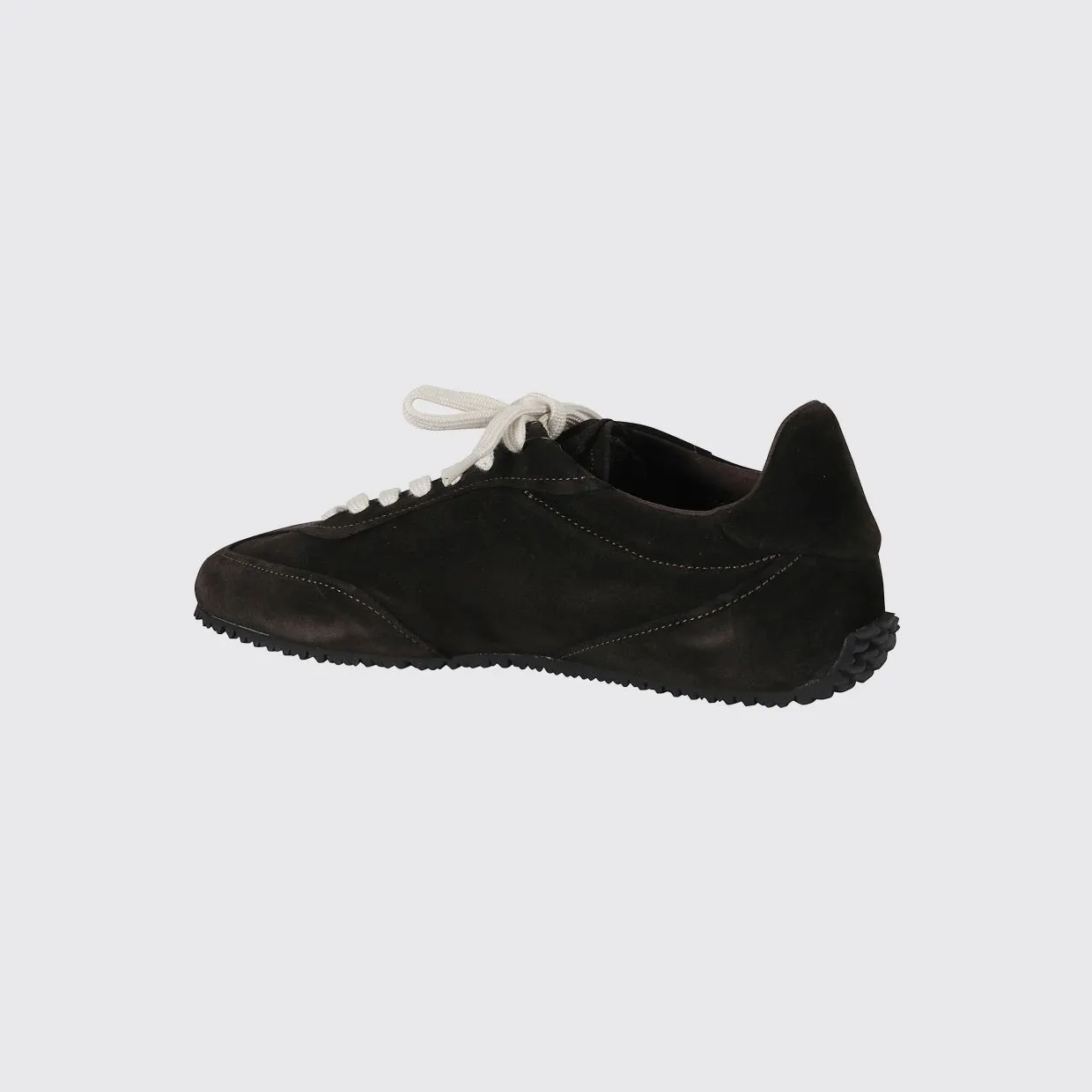 Axel Arigato Daze Runner Suede Calfskin Sneakers with Tone-on-Tone Logo Brown (F4286006) (2)