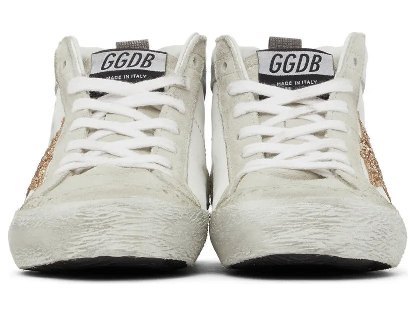 Golden Goose Glitter Mid Star “White” (F00122.F002259.10417) (2)