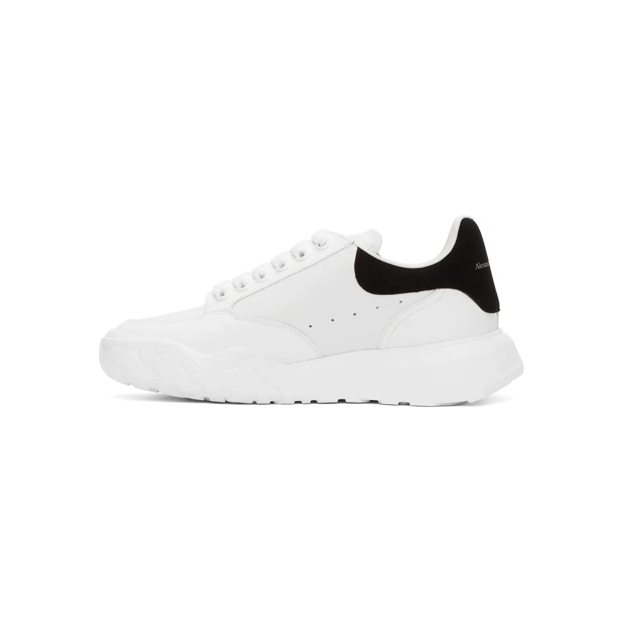 Alexander McQueen White & Blue Low Sneakers (634619WHZ96) (3)