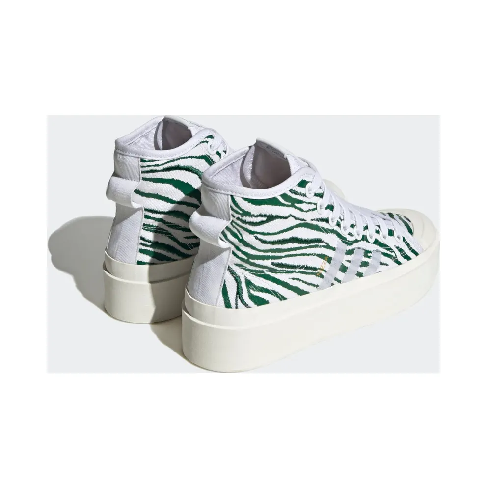 Adidas Nizza Bonega Mid Cloud White / Dark Green / Core White (IG7372)
