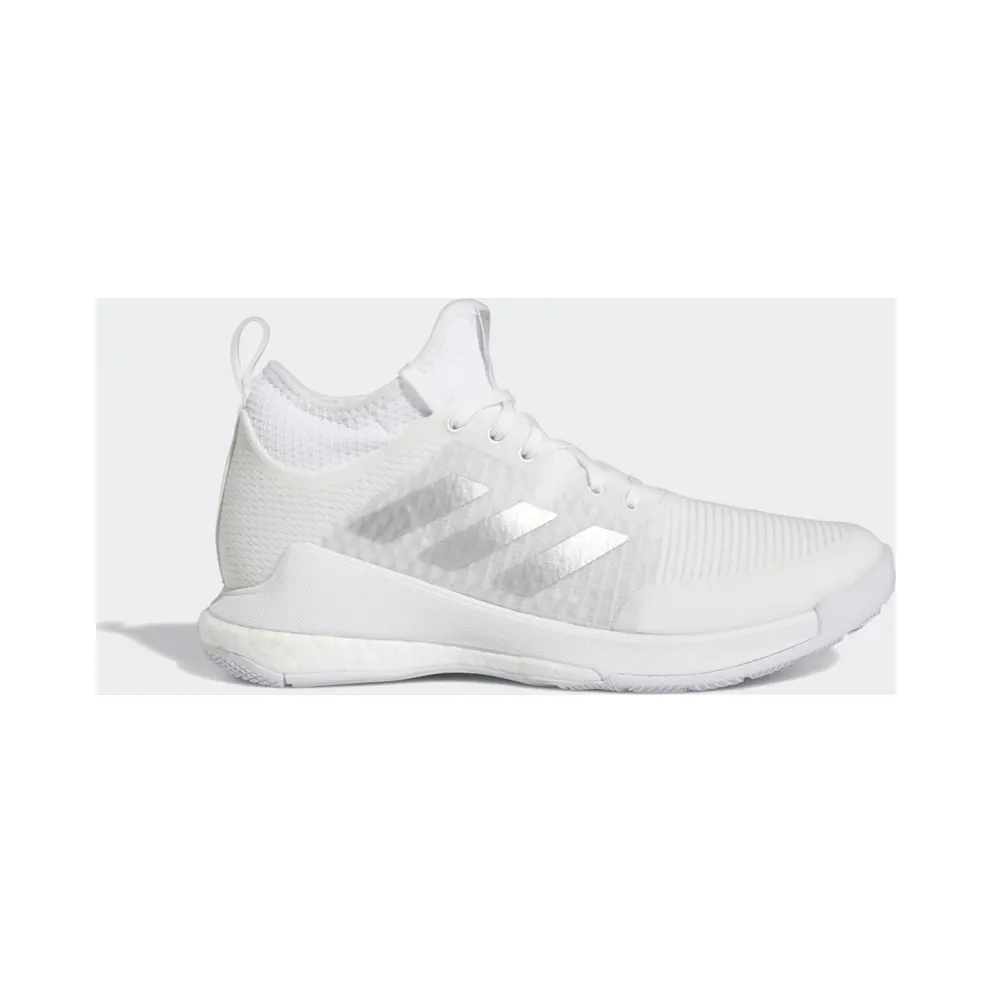 adidas Crazyflight Mid Schuh Cloud White / Silver Metallic / Grey One (HQ3491)