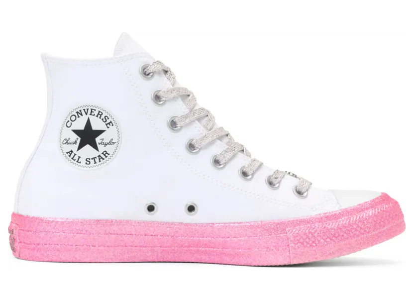 Converse Chuck Taylor All-Star High Miley Cyrus White Pink (162239C)