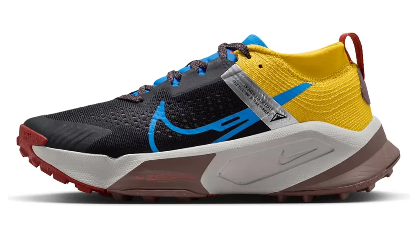 Nike ZoomX Zegama Black Vivid Sulfur Track Red Light Photo Blue (DH0625-003)