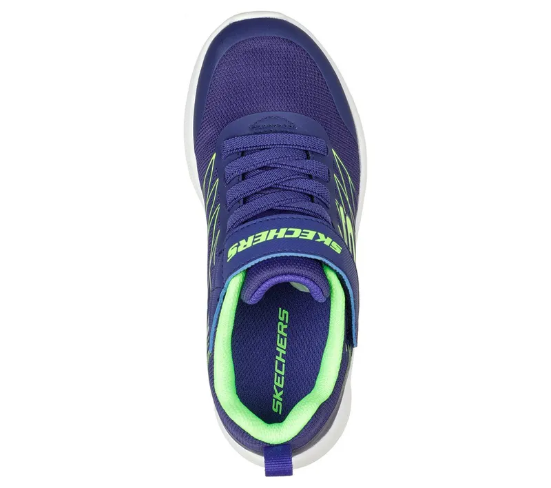 Skechers Microspec – Texlor Sneaker Marine/Limoen