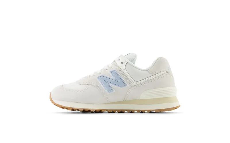 New Balance 574 Beige Ecru Blue Angora (WL574QA2)