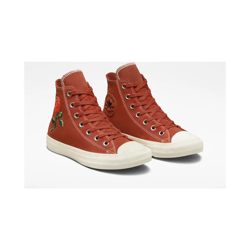 Converse Chuck Taylor All Star Embroidered Roses Rugged Orange/egret/midnight C