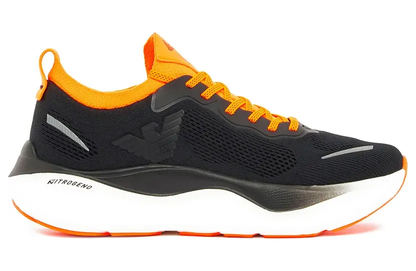 Ea7 Emporio Armani sneaker Black / Orange Fluo (X8X246XK443MZ6117)