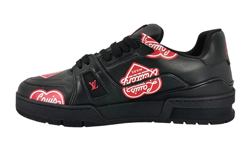 Louis Vuitton LV Trainer Low “Nigo LV MADE – Black Red” (1A9JAZ)