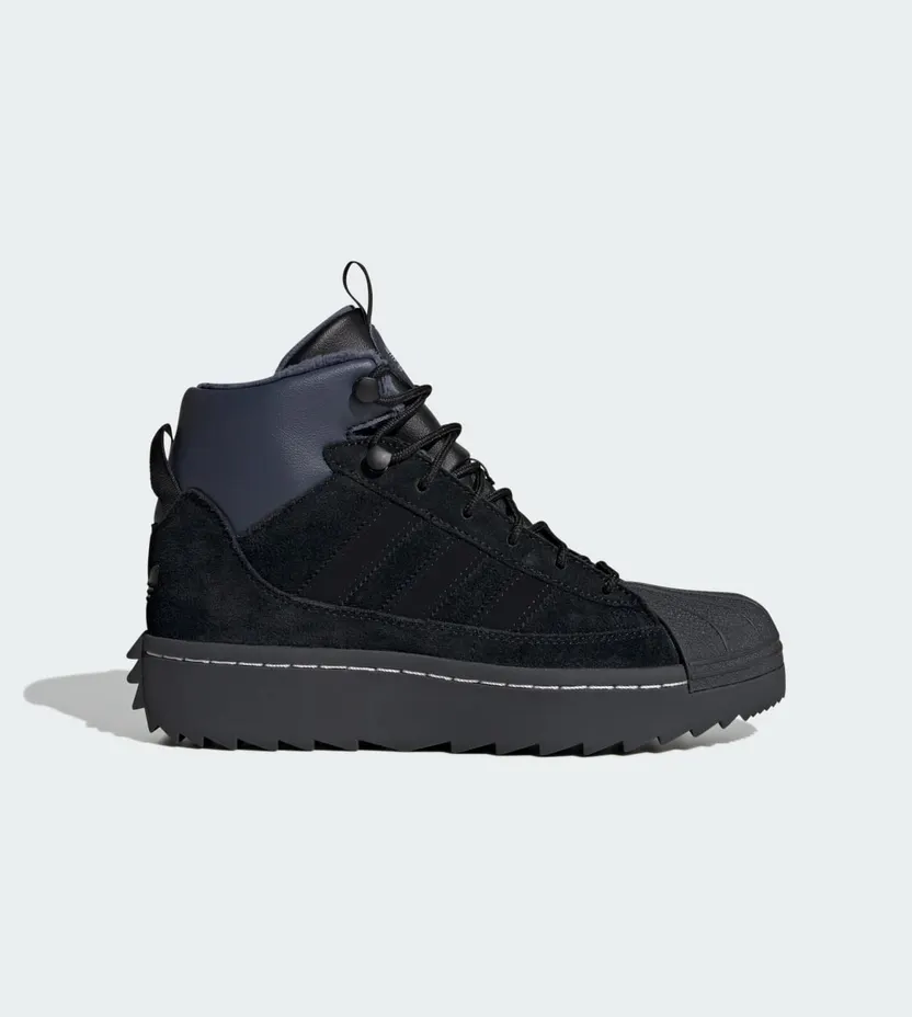 Adidas Superstar Winterized Trek Kids Core Black / Core Black / Carbon (JQ0346)