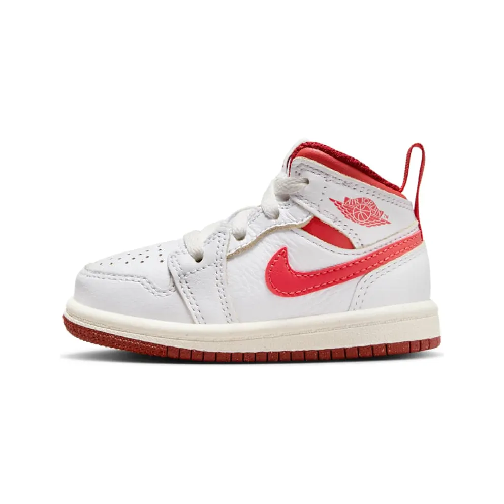 Air Jordan 1 Mid SE TD “White Dune Red” (FJ3466-160)