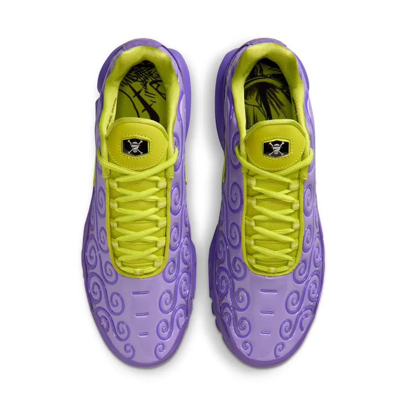 One Piece x Nike Air Max Plus “Gomu Gomu”: paarse TN met een Devil Fruit-patroon (4)