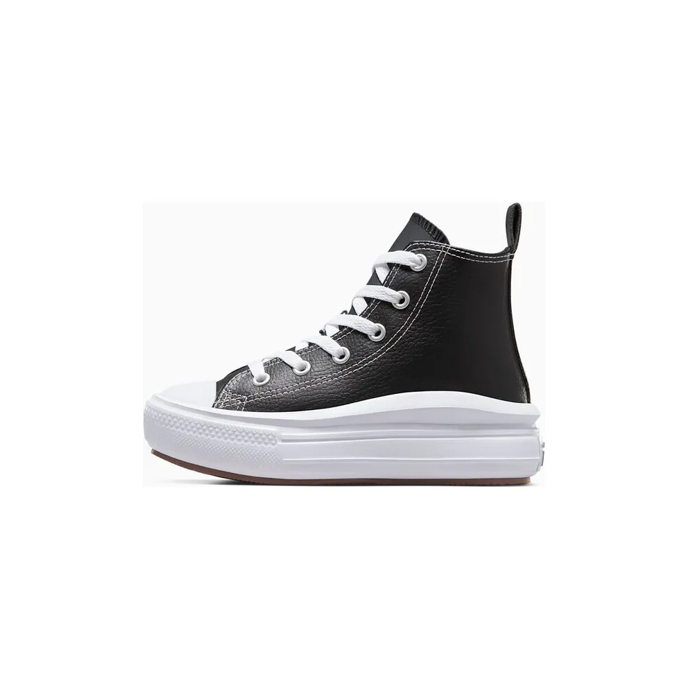 Converse Chuck Taylor All Star Move Platform Leather Black/Black/White (A02067C)