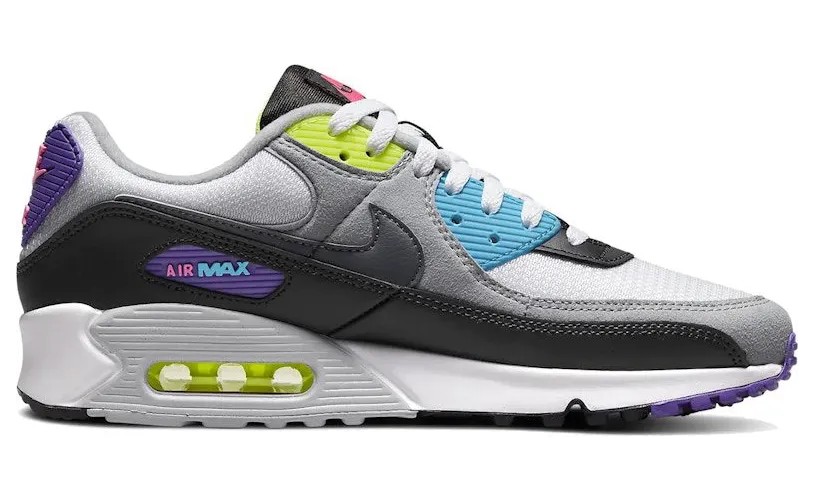 Nike Air Max 90 Laser Blue Volt Purple (DR9900-100)