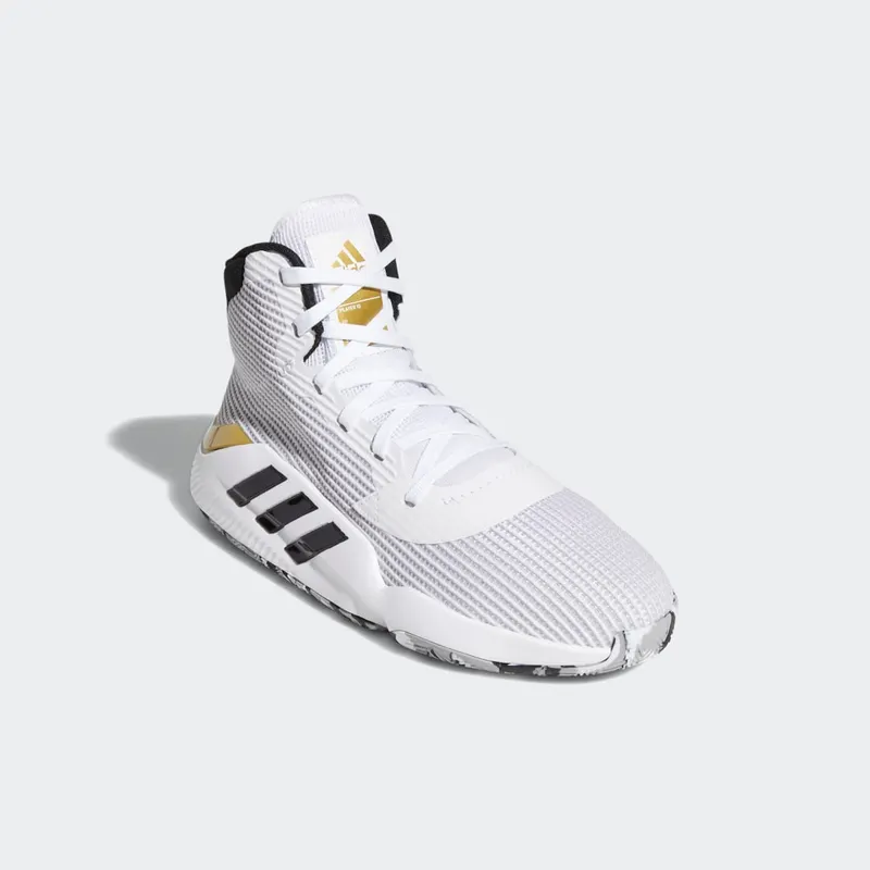 Adidas Pro Bounce 2019 ‘White Gold Metallic’ Cloud White/Core Black/Gold Metallic (EE3896)