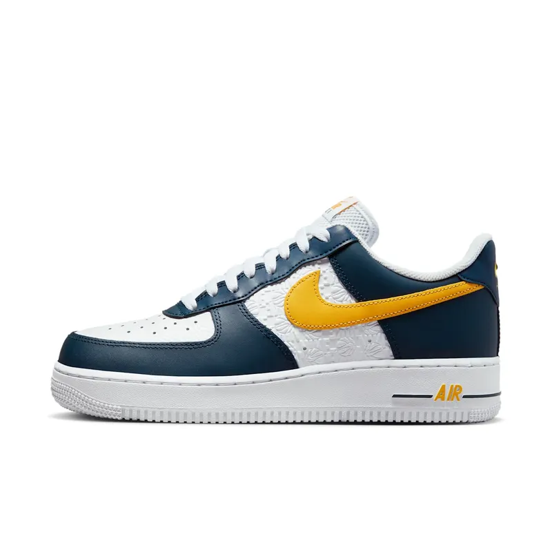 Nike Air Force 1 ’07 Low Embossed Hoops Dark Obsidian (FJ4209-400)