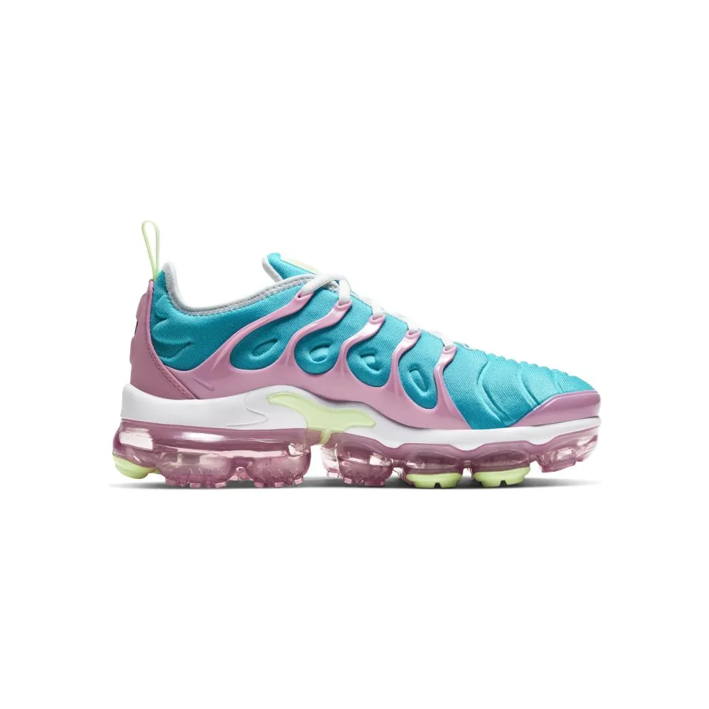 Nike Air VaporMax Plus Easter 2020 (W) White/Platinum Tint-Oracle Aqua-Barely Volt (CW7014-100)
