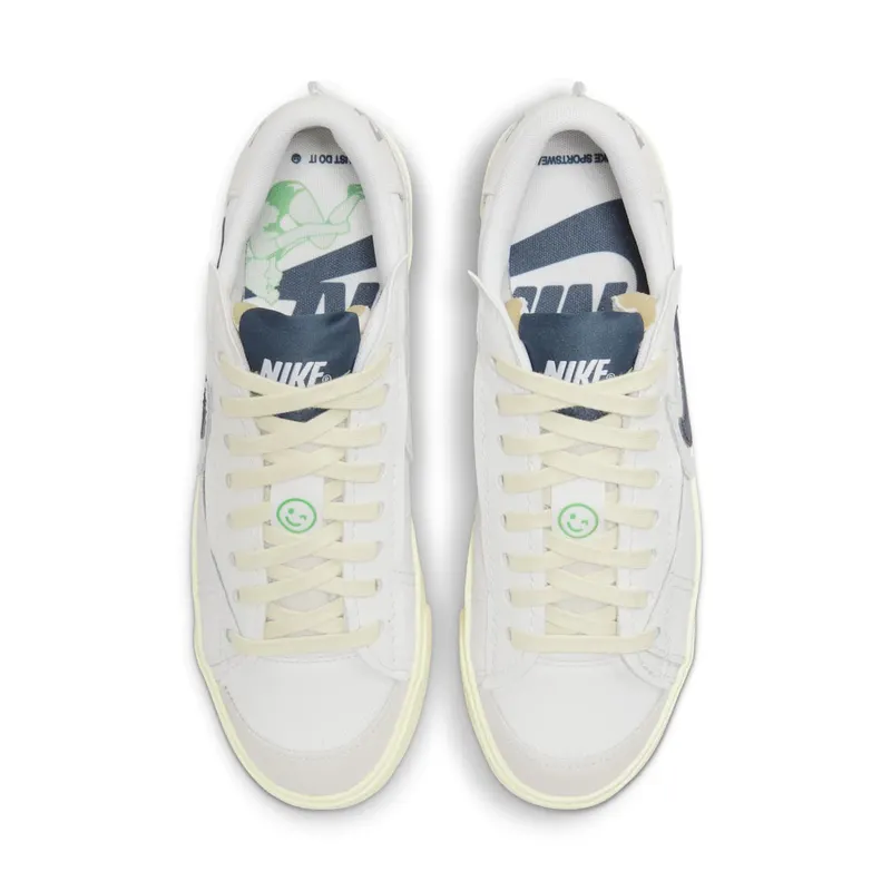 Nike Blazer Low 77 Jumbo SE Summit White Midnight Navy (FD0378-121)
