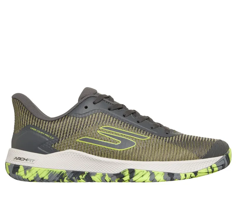Skechers Viper Court Pro 2.0 Grey/Yellow (246109CGYYL)
