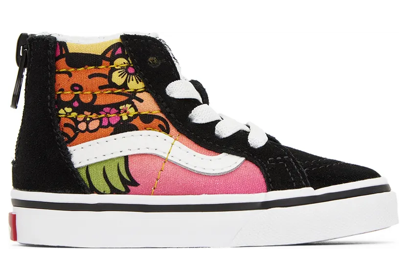 Vans Baby Black Sk8-Hi Zip Sneakers (VN000XG5BLK)