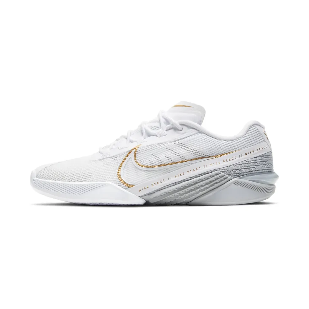 Nike React Metcon Turbo White Metallic Gold (CT1249-100)