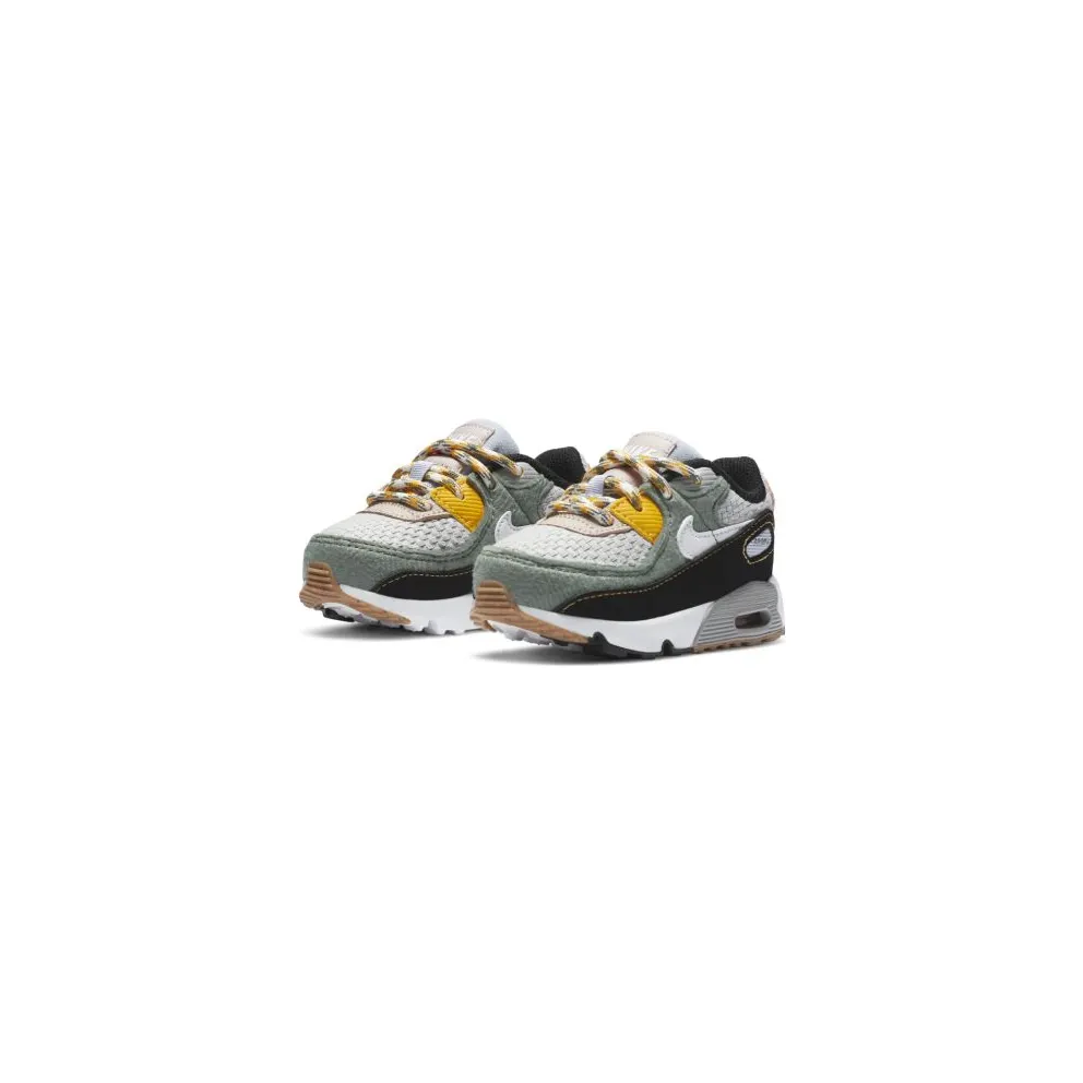 Nike Air Max 90 Buckle Spiral Sage (TD) Spiral Sage/Black-University Gold-White (DC2531-300)