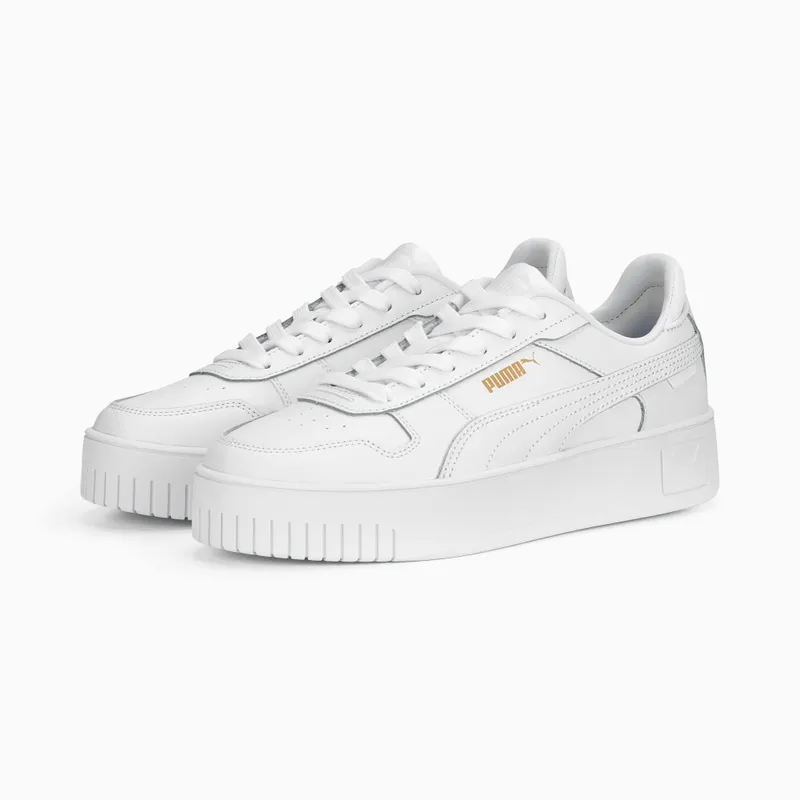 Puma Carina Street Gold/White (389390-01)