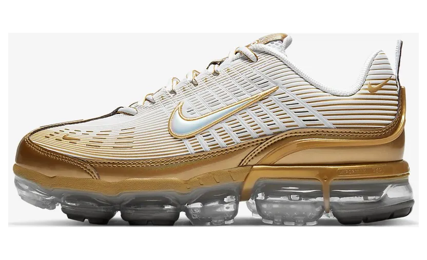 Nike Air VaporMax 360 – Wit “White / Black / Reflect Silver / Metallic Gold” (CK9671-101)