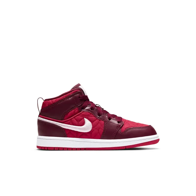 Jordan 1 Mid Red Quilt (PS) (AV5173-600)