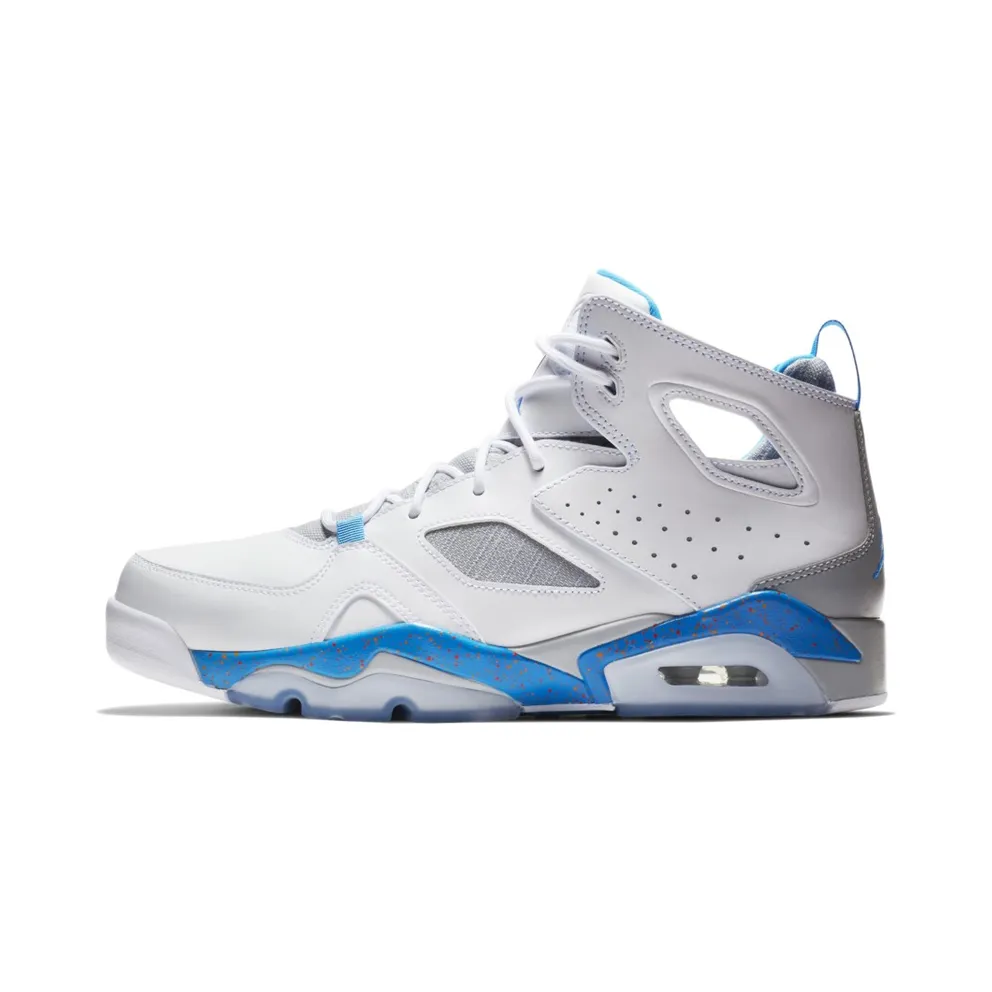 Jordan Flightclub 91 White Signal Blue White/Signal Blue-Wolf Grey (555475-104)