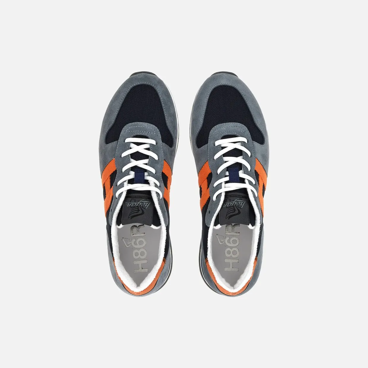 Sneakers Hogan H383 Grey Orange (HXM3830AN51MM40BBA) (3)