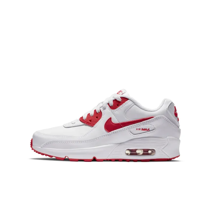 Nike Air Max 90 Recraft White Red (GS) White/Red (CD6864-106)