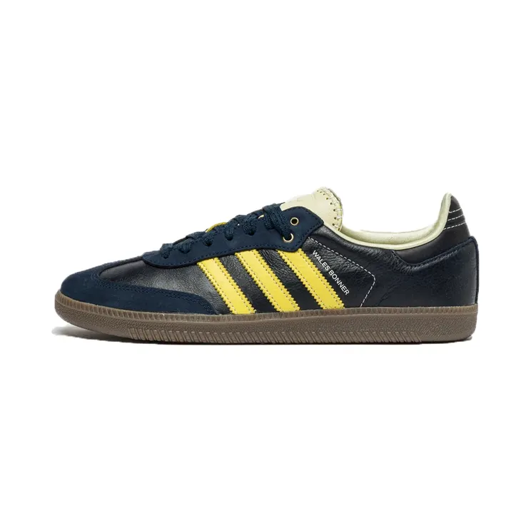 adidas Wales Bonner Samba Collegiate Navy / Cream White / Yellow (S42595)