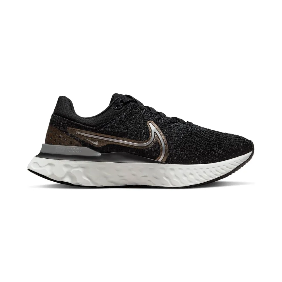 Nike React Infinity Run Flyknit 3 Black Metallic Copper (DD3024-009)