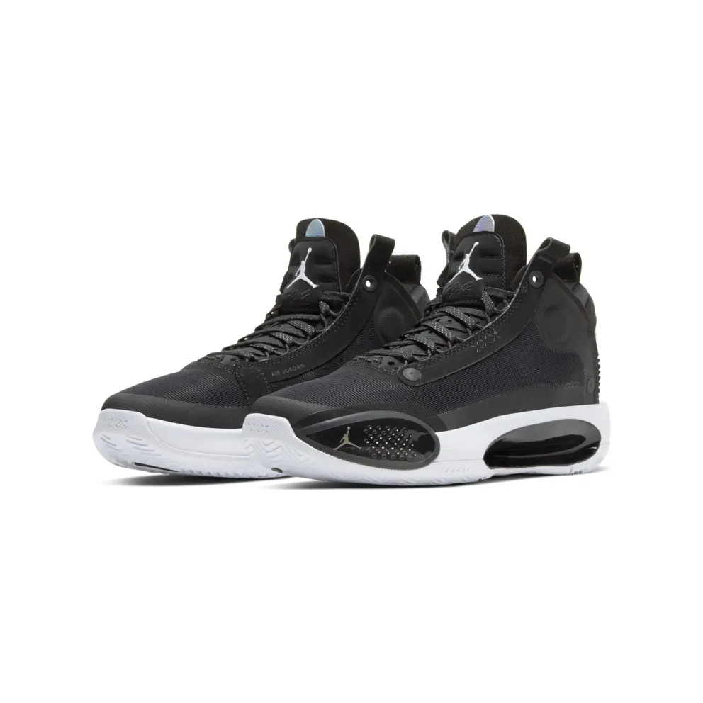 Jordan XXXIV Eclipse (GS) Black/Black-Metallic Silver (BQ3384-001)