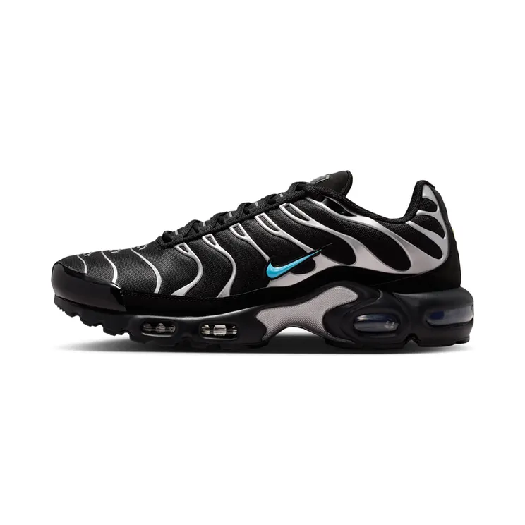 Nike Air Max Plus Premium “Black / Chrome / Gamma Blue” (IM9624-001)