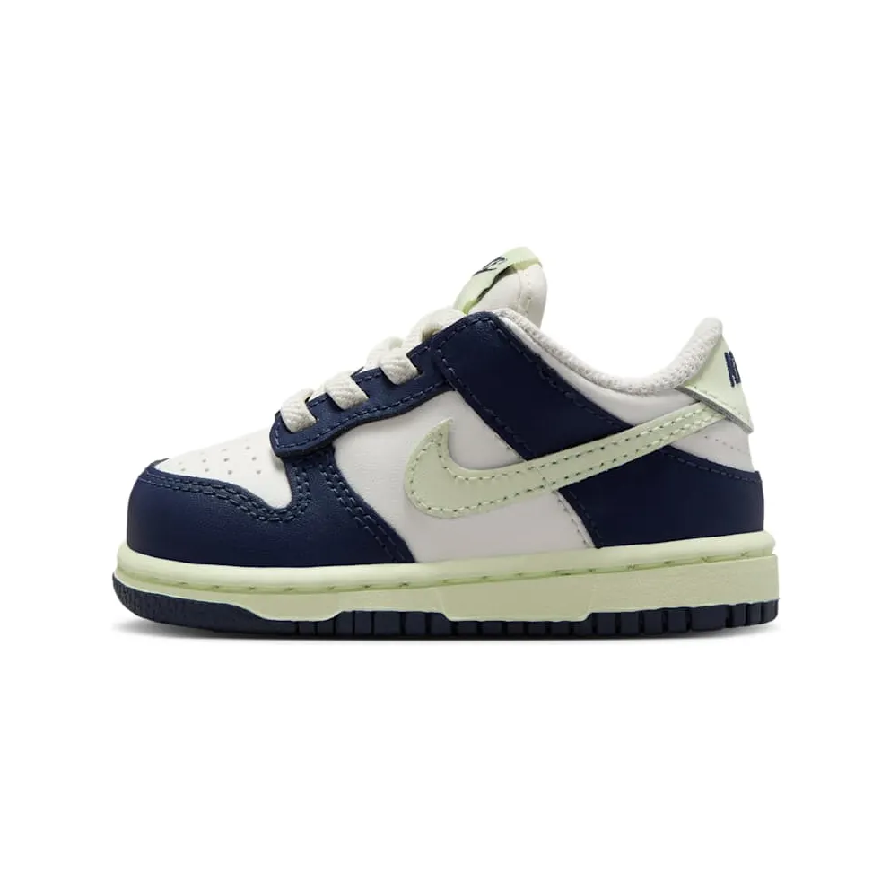 Nike Dunk Low Sail Midnight Navy Volt Tint (FB9107-127)