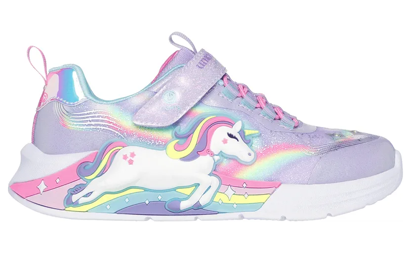 Skechers S-Lights: Unicorn Chaser Sneaker Lavendel