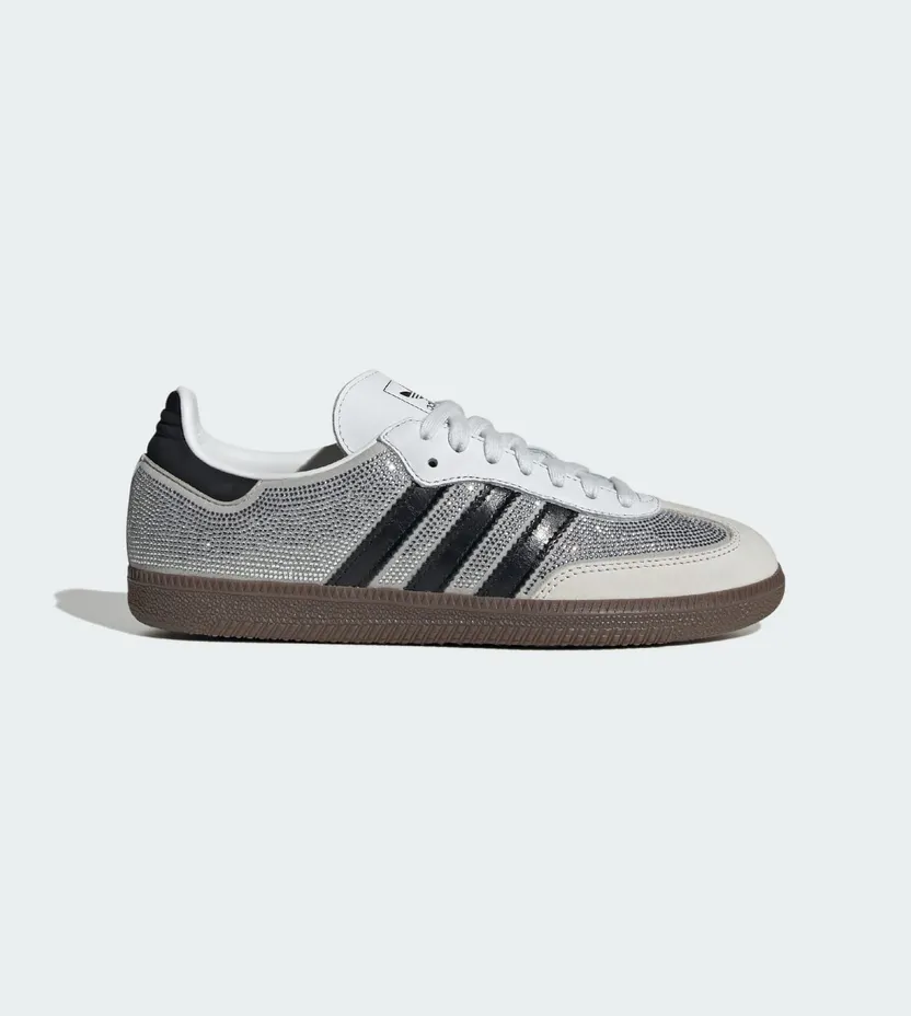 Adidas Samba OG Crystal White / Core White / Silver Metallic (IH9055)