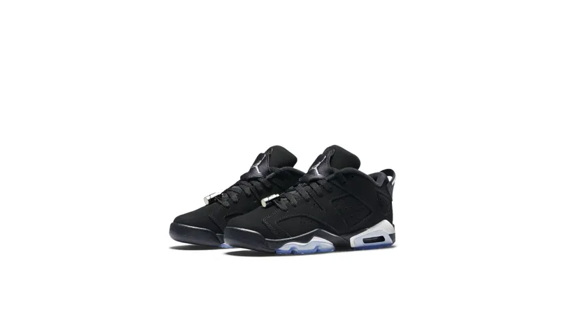 Jordan 6 Retro Chrome 2015 (GS) Black/Metallic Silver-White (768881-003)
