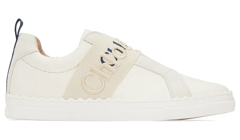 Chloé Kids Off-White Lauren Sneakers (C19153)