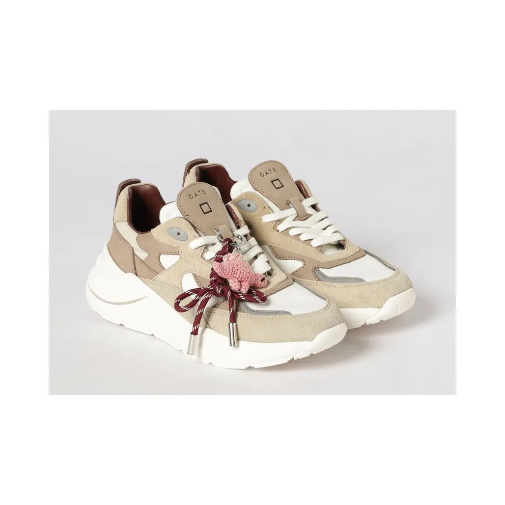D.A.T.E D. A.T. E. Suede and Linen Fuga Yellow Cream (W441FGLIHB)
