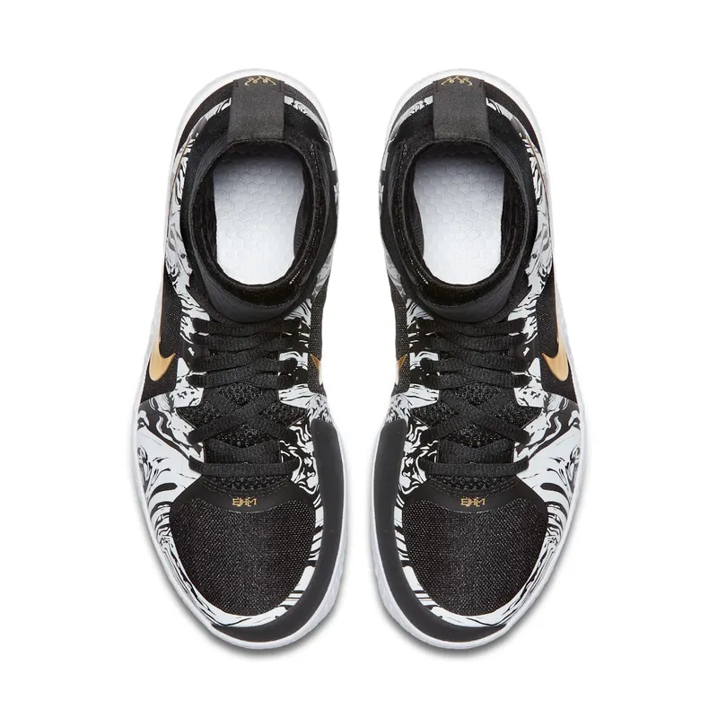 Nike Court Flare BHM 2017 (W) White/Black-Metallic Gold (848453-100)