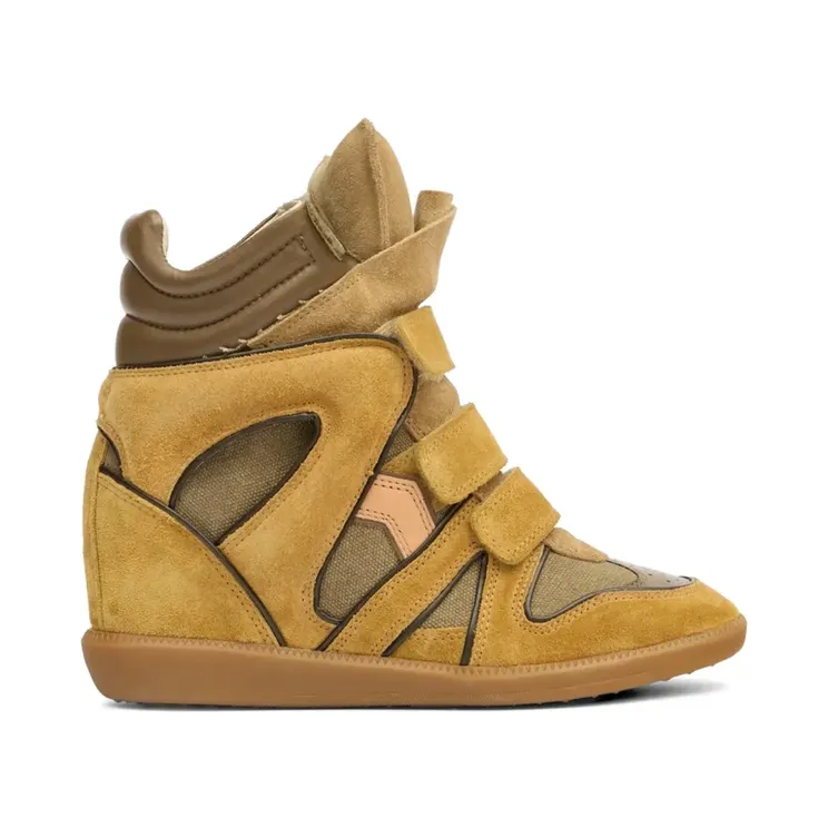 ISABEL MARANT Bekett Sneakers aus Wildleder – Nude (BK0010FDD2E03S)