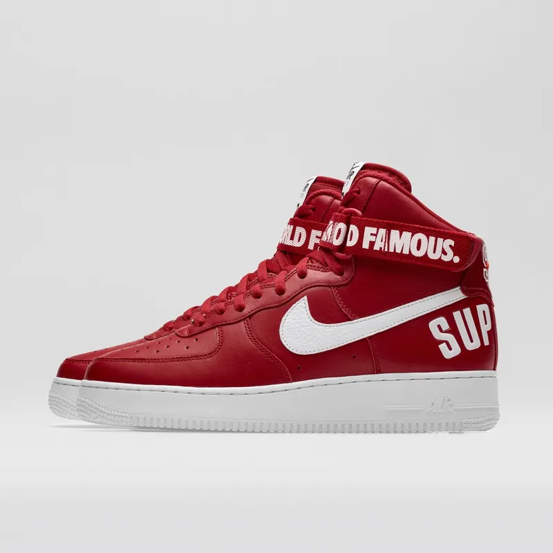 Nike Air Force 1 High Supreme World Famous Red (698696-610)